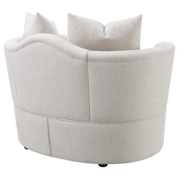 Kamilah Upholstered Chair with Camel Back Beige 511153 by Coaster Furniture 19