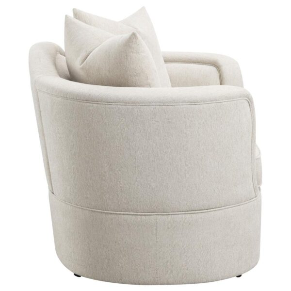 Kamilah Upholstered Chair with Camel Back Beige 511153 by Coaster Furniture 21