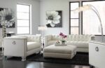 Chaviano Tufted Upholstered Chair Pearl White 505393 by Coaster Furniture 14