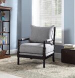 Cushion Back Accent Chair Gray and Black 903824 by Coaster Furniture 17