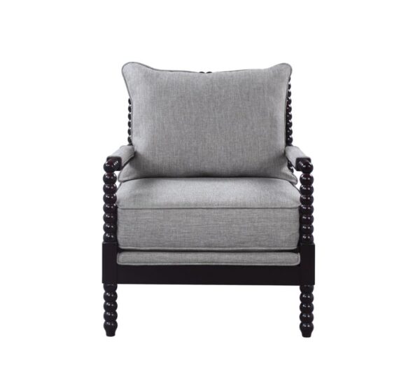 Cushion Back Accent Chair Gray and Black 903824 by Coaster Furniture 15