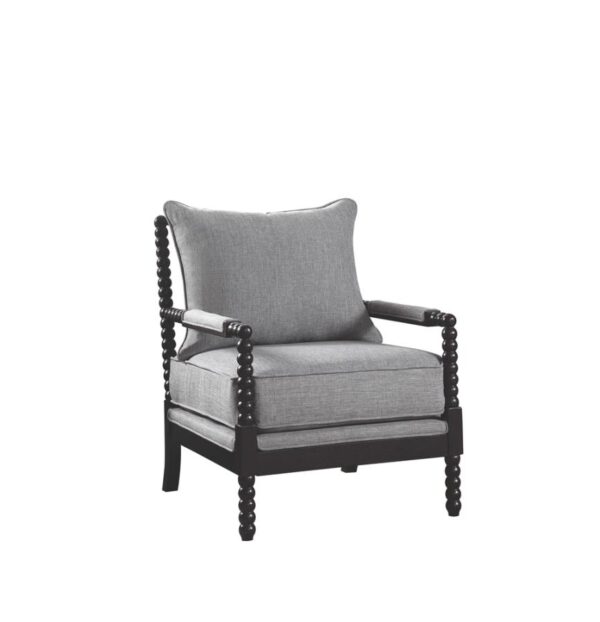 Cushion Back Accent Chair Gray and Black 903824 by Coaster Furniture 16