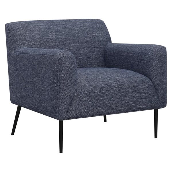 Darlene Upholstered Tight Back Accent Chair Navy Blue 905641 By Coaster Furniture | Mobilia Cleopatra Darlene Upholstered Tight Back Accent Chair Navy Blue 905641 by Coaster Furniture