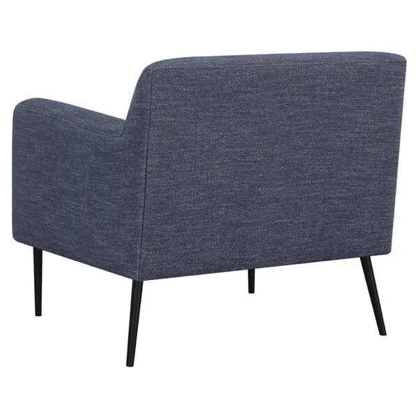 Darlene Upholstered Tight Back Accent Chair Navy Blue 905641 by Coaster Furniture 8