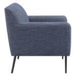 Darlene Upholstered Tight Back Accent Chair Navy Blue 905641 by Coaster Furniture Accent Chairs Mobilia Cleopatra 13 Darlene Upholstered Tight Back Accent Chair Navy Blue 905641 by Coaster Furniture 13