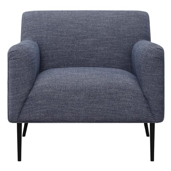 Darlene Upholstered Tight Back Accent Chair Navy Blue 905641 by Coaster Furniture 10