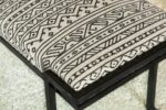 Upholstered Accent Bench Black and White 914142 by Coaster Furniture Accent Chairs Mobilia Cleopatra 20 Upholstered Accent Bench Black and White 914142 by Coaster Furniture 20