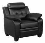 Finley Tufted Upholstered Chair Black 506553 by Coaster Furniture Accent Chairs Mobilia Cleopatra 13 Finley Tufted Upholstered Chair Black 506553 by Coaster Furniture 13