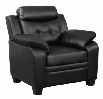 Finley Tufted Upholstered Chair Black 506553 by Coaster Furniture