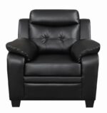 Finley Tufted Upholstered Chair Black 506553 by Coaster Furniture Accent Chairs Mobilia Cleopatra 15 Finley Tufted Upholstered Chair Black 506553 by Coaster Furniture 15