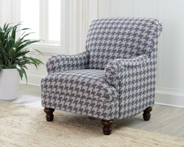 Gwen Recessed Arms Accent Chair Blue 903093 by Coaster Furniture 5