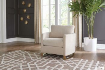 Corliss Upholstered Arched Arms Chair Beige 508823 by Coaster Furniture