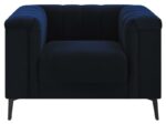 Chalet Tuxedo Arm Chair Blue 509213 by Coaster Furniture 14