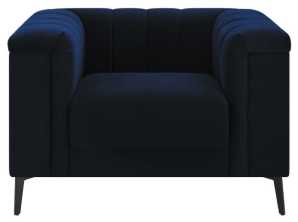 Chalet Tuxedo Arm Chair Blue 509213 by Coaster Furniture 9