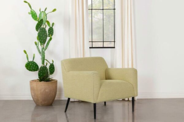 Sally Upholstered Track Arms Accent Chair Lemon 905639 by Coaster Furniture 10