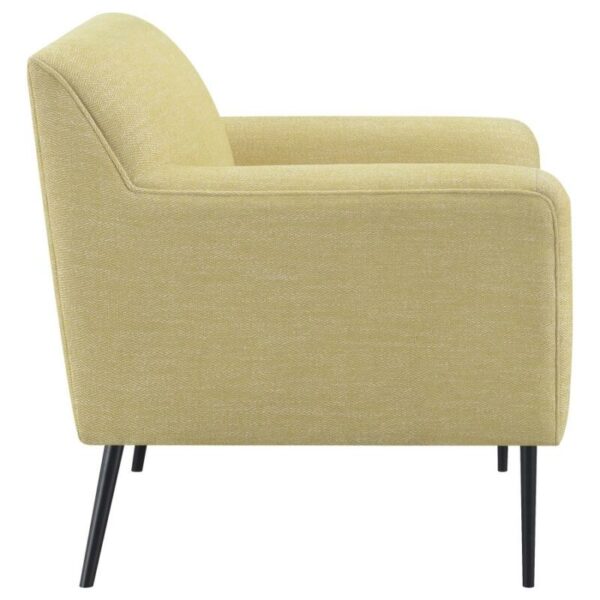 Sally Upholstered Track Arms Accent Chair Lemon 905639 by Coaster Furniture 11