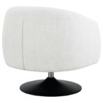 Upholstered Swivel Accent Chair Beige and Matte Black 905739 by Coaster Furniture 34