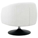 Upholstered Swivel Accent Chair Beige and Matte Black 905739 by Coaster Furniture 35
