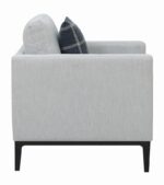Apperson Cushioned Back Arm Chair Light Grey 508683 by Coaster Furniture 16