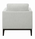 Apperson Cushioned Back Arm Chair Light Grey 508683 by Coaster Furniture 18