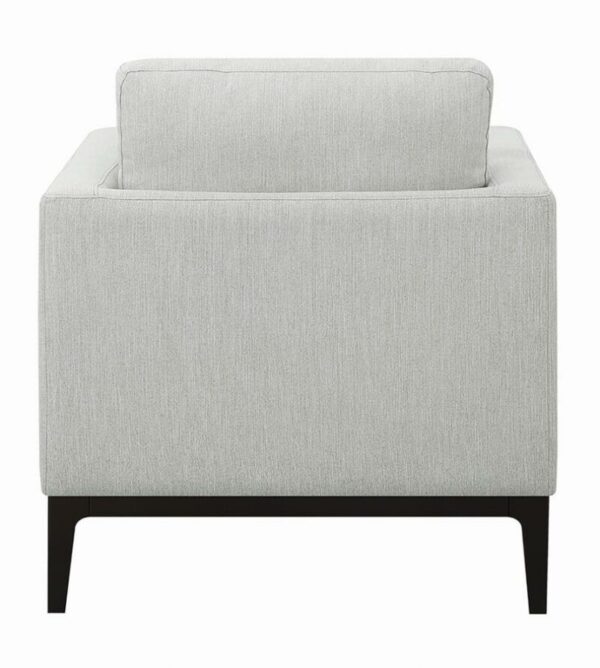 Apperson Cushioned Back Arm Chair Light Grey 508683 by Coaster Furniture 12