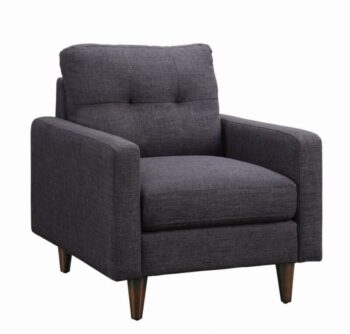 Watsonville Tufted Back Chair Gray 552003 by Coaster Furniture