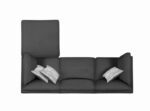 Serene Upholstered Armless Chair Charcoal  551324 by Coaster Furniture 37