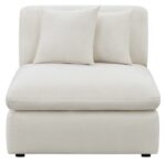 Hobson Cushion Back Armless Chair Off-White 551451 by Coaster Furniture 23