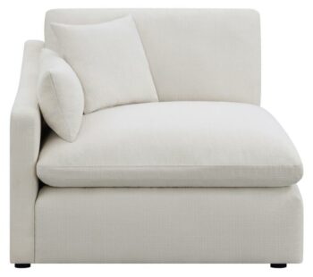 Hobson Sloped Track Arms LAF Chair Off-White 551454LAF by Coaster Furniture 8