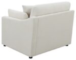 Hobson Sloped Track Arms RAF Chair Off-White 551454RAF by Coaster Furniture 10
