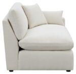 Hobson Sloped Track Arms RAF Chair Off-White 551454RAF by Coaster Furniture 11