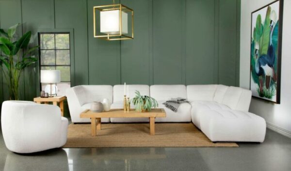 Sunny Upholstered Corner Natural 551622 by Coaster Furniture 17