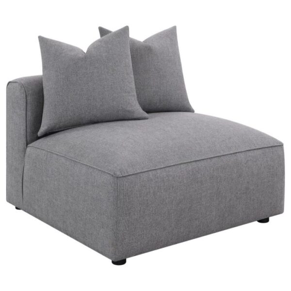 Jennifer Tight Seat Armless Chair Gray 551594 By Coaster Furniture | Mobilia Cleopatra Jennifer Tight Seat Armless Chair Gray 551594 by Coaster Furniture