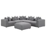 Jennifer Tight Seat Armless Chair Gray 551594 by Coaster Furniture Sectional Sofas Mobilia Cleopatra 46 Jennifer Tight Seat Armless Chair Gray 551594 by Coaster Furniture 46