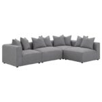 Jennifer Tight Seat Armless Chair Gray 551594 by Coaster Furniture Sectional Sofas Mobilia Cleopatra 49 Jennifer Tight Seat Armless Chair Gray 551594 by Coaster Furniture 49