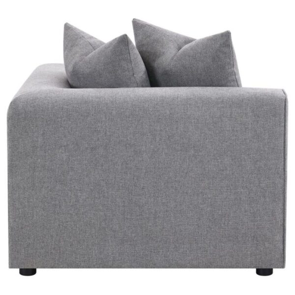 Jennifer Tight Seat Corner Chair Gray 551595 by Coaster Furniture 25