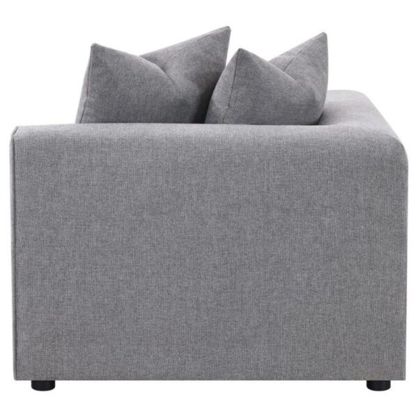 Jennifer Tight Seat Corner Chair Gray 551595 by Coaster Furniture 26