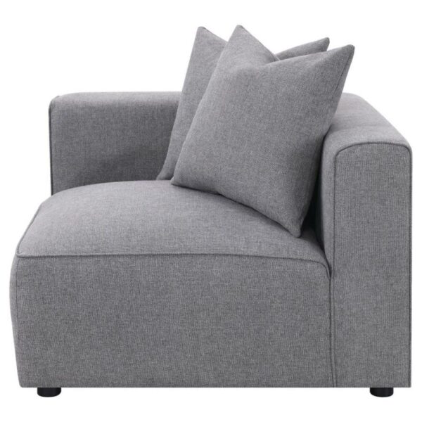 Jennifer Tight Seat Corner Chair Gray 551595 by Coaster Furniture 27