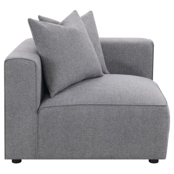 Jennifer Tight Seat Corner Chair Gray 551595 by Coaster Furniture 28