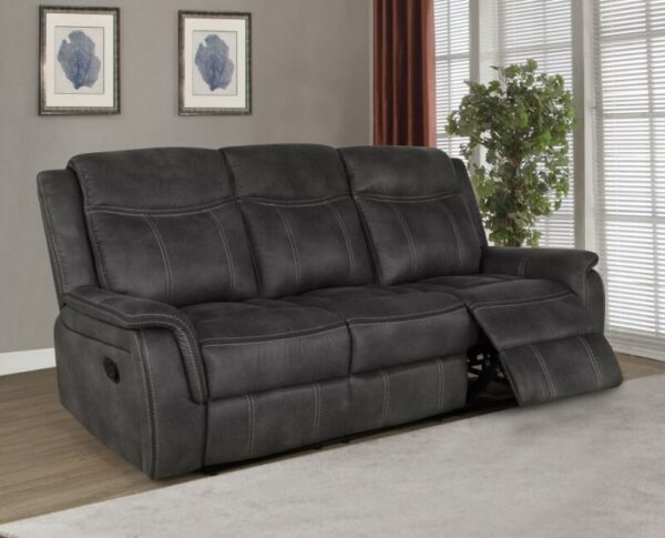 Lawrence Upholstered Tufted Back Motion Sofa 603504 by Coaster Furniture 12