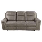 Wixom Cushion Back Power^2 Sofa Taupe 603517PP by Coaster Furniture 24