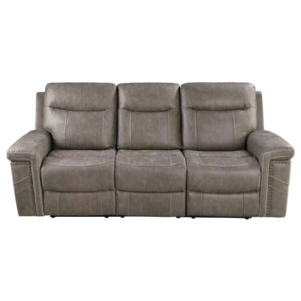 Wixom Cushion Back Power^2 Sofa Taupe 603517PP by Coaster Furniture 14