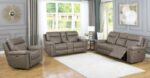 Wixom Cushion Back Power^2 Sofa Taupe 603517PP by Coaster Furniture 32