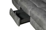 Conrad Upholstered Motion Sofa Cool Grey 650354 by Coaster Furniture 31