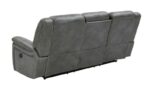 Conrad Upholstered Motion Sofa Cool Grey 650354 by Coaster Furniture 35