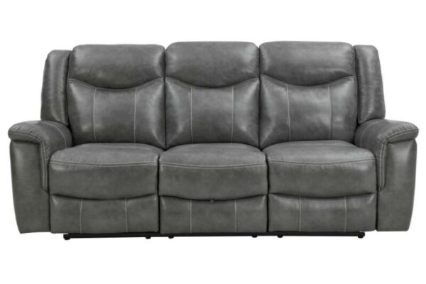 Conrad Upholstered Motion Sofa Cool Grey 650354 by Coaster Furniture 24