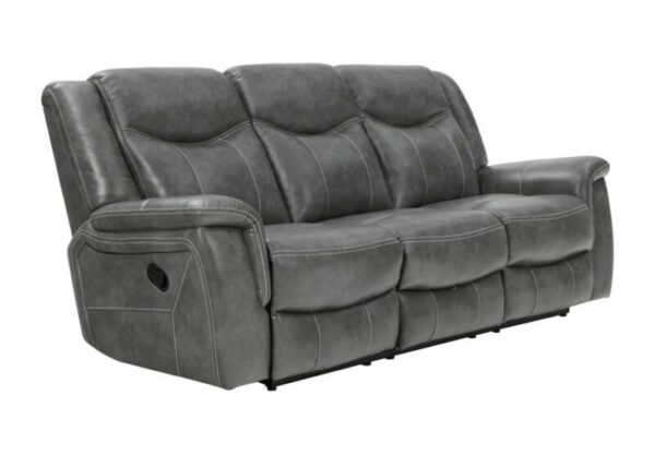 Conrad Upholstered Motion Sofa Cool Grey 650354 by Coaster Furniture 26