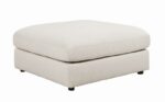 Serene upholstered rectangular ottoman beige 551323 by coaster furniture 17