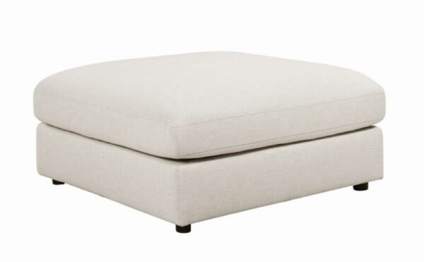Serene upholstered rectangular ottoman beige 551323 by coaster furniture 10