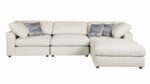 Serene upholstered rectangular ottoman beige 551323 by coaster furniture 19
